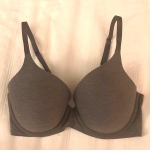 Aerie Real Sunny Full Coverage GRAY bra 34DDD